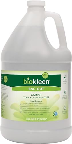 Biokleen Bac-Out Carpet Cleaner, 3,8 Liter | Teppichreiniger, Enzym Geruchs- und Fleckenentferner