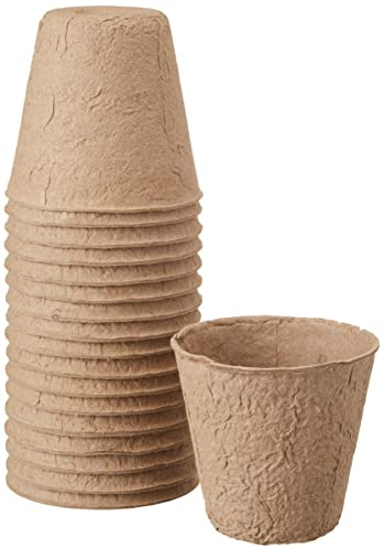 Flower 55042 – Setzlinge biologisch abbaubar rund, 18 U