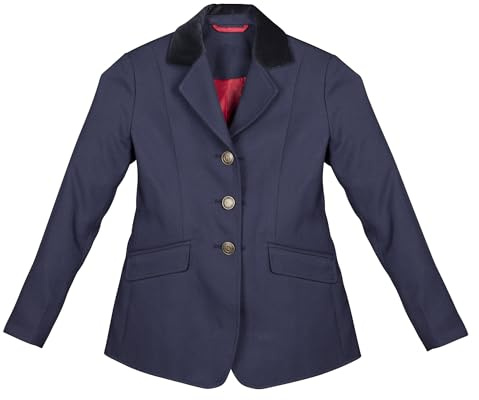 Shires Kinder-Reitjacke, alle Größen, Marineblau, schwarz Blau navy 51 cm