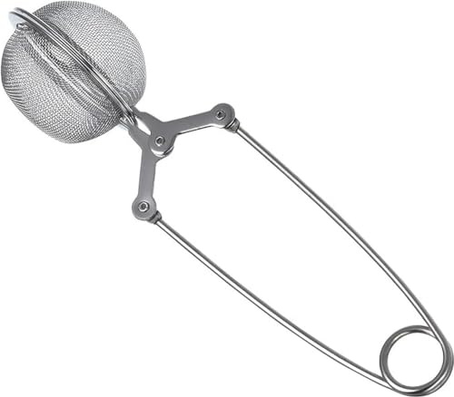 GastroMax Tee-Ei, Edelstahl, sicherer Verschluss, spülmaschinenfest, 15 cm