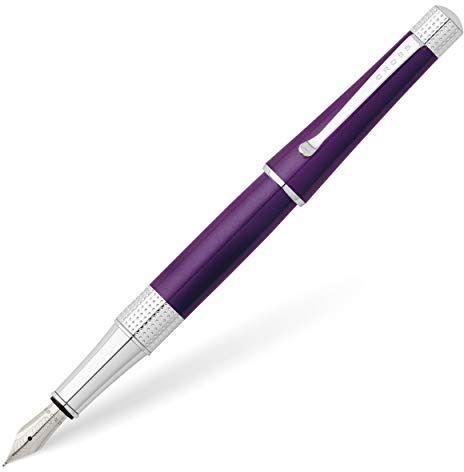 Cross Beverly Füller (Federstärke: M, Schreibfarbe: schwarz) violett-lack