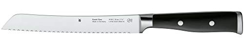 WMF Grand Class Brotmesser Wellenschliff 33 cm, Made in Germany, Brötchenmesser, Messer geschmiedet, Performance Cut, Spezialklingenstahl, Klinge 19 cm