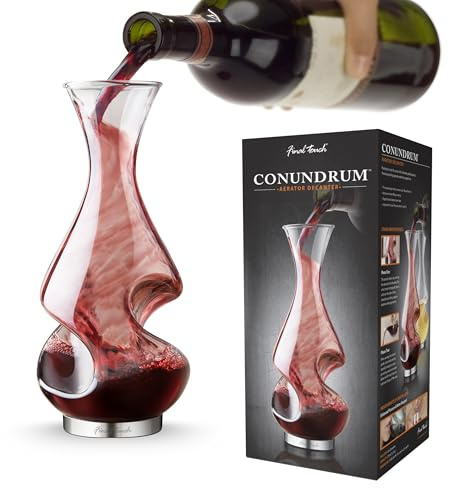 Conundrum B00D8ZIYXO Weinbelüfter und Dekanter, Glas (farblos)