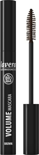 Lavera Volume Mascara Wimperntusche - Farbe brown braun, Augen Kosmetik 1er Pack (1 x 9 ml)