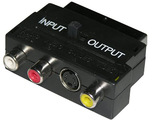 Scart Adapter 3x Cinch und S-VHS