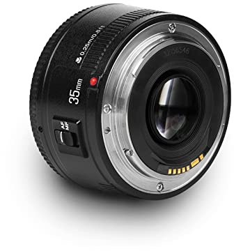 Yongnuo YN35MM Canon – Objektiv für Reflexkamera (f/2.0 AF/MF), schwarz