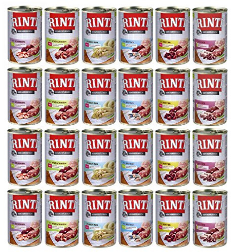 Rinti Hundefutter Nassfutter Mischpaket Multipack 2 (24x400g)