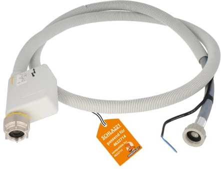 DREHFLEX - ORIGINAL BITRON - Aquastopp/Aquastopschlauch/WPS Zulaufschlauch elektrisch – für diverse Waschmaschine Miele für Teile-Nr. 4622714/04622714 / 4061335 - BITRON Typ 84