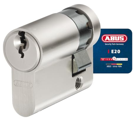 ABUS Profilzylinder E20NP 10/30 - Türschloss für Sicherheit an Haus- und Wohnungstüren inkl. 3 Schlüssel - ABUS Sicherheitslevel 5