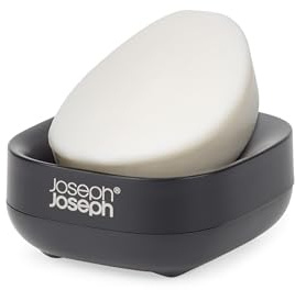 Joseph Joseph IW6 30L Öko Eco Müllbeutel aus recyceltem Kunststoff, Küchenabfallbeutel mit Kordelzug, extra stark - 4 Pack x 20 Beutel, Grau