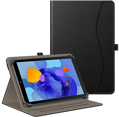Fintie Tablet Universal Hülle für Laptok/AWOW/Whitedeer/Hasskya/TABWEE/DOOGEE G5/U10/T10W 10 Zoll, DOOGEE U11 Pro/Tab G6 11 Zoll, Multi-Winkel Hülle Universal für 9-11 Tablet, Schwarz