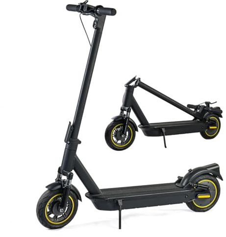 Elektro-Tretroller für Erwachsene 10 Zoll Professionell Batterie 36V 15Ah 3 Geschwindigkeitsmodi Elektro-Tretroller Reichweite 50KM und Belastung 120 kg Doppelte Federung