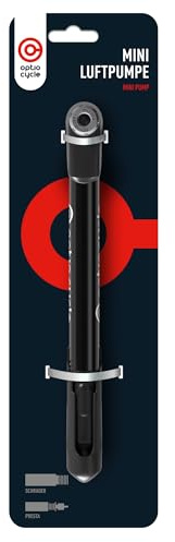 Mini Fahrradpumpe 120 PSI / 8,3 Bar – Kompakte Rahmenpumpe mit Halterung | Handpumpe Fahrradpumpe Alle Ventile | Kleine Luftpumpe für Rennrad, MTB, E-Bike | Portable Fahrrad Pumpe Klein