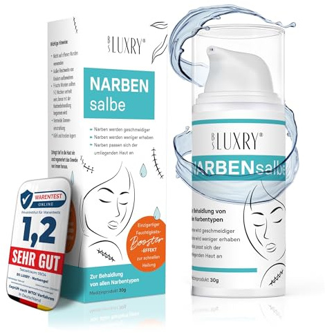 BS Luxry® Premium Narbengel für Kinder & Erwachsene – 30 g Silikongel zur Pflege von Narben & Dehnungsstreifen – Pflegt die Haut intensiv & sorgt für ein geschmeidiges, ebenmäßiges Hautbild