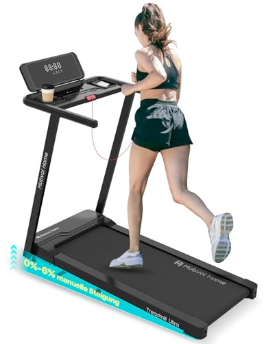 Mobvoi Home Laufband Ultra Intelligente KI 3-in-1 Gehpad mit 6% Steigung 2,5 PS Laufband zum Gehen und Laufen Halterung für Tasse Telefon Laptop Große Lauffläche TicSports Zwift Kinomap 12km/h 120kg