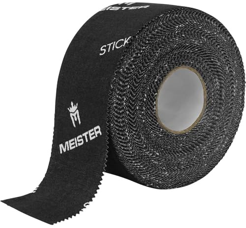 Meister StickElite Professionelles Poröses Sporttape – 15 yd x 1,5 Zoll – Schwarz – 1 Rolle