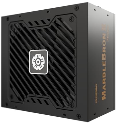 ENERMAX MARBLEBRON II 750W PC Netzteil modular FDB 80+ Bronze 5.1 12V-2x6 | PCIe 5.1, indiv. Sleeve Kabel, Silent 12cm FDB-Lüfter, DC to DC mit jap. Kondensator, 6-Fach Schutz EMB750EWT-MAC
