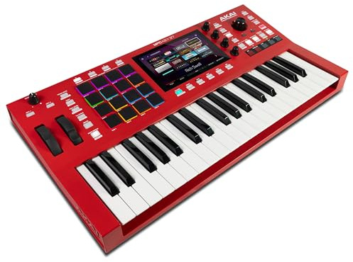 Akai Professional MPC Key 37 Standalone-Produktionssynthesizer, Drum Machine, MIDI-Keyboard, mit Wi-Fi, Bluetooth, Touchscreen, Plug-ins und Native Instruments Integration