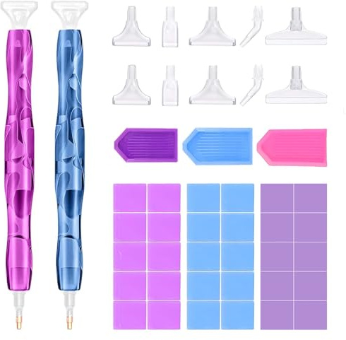 45 Stück Diamond Painting Stift, Diamond Painting Zubehör, Diamond Painting Stifte, Diamond Painting Zubehör Stift, Für DIY Diamantmalerei Stickerei Painting Craft Diamond Painting Pen Kits