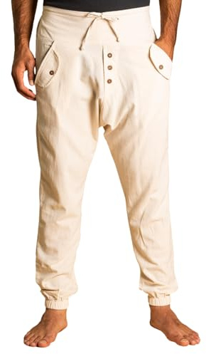 PANASIAM Yogipants 01, Cotton, naturewhite, L