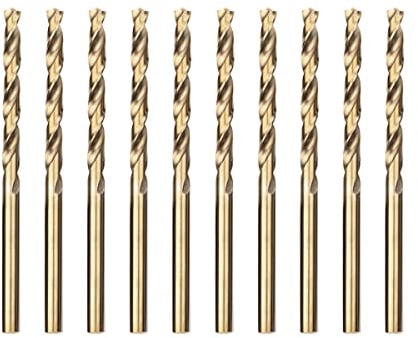 Meccion HSS Metallbohrer Professional Geschliffen Kobalt 10pcs 4.2mm Spiralbohrer fur Edelstahl und Metall