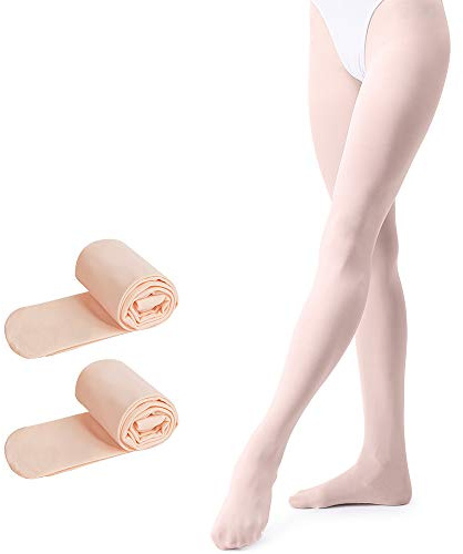 tanzdunsje Ballett Strumpfhose Kinder Tanzstrumpfhose mit Fuß für Mädchen und Damen
