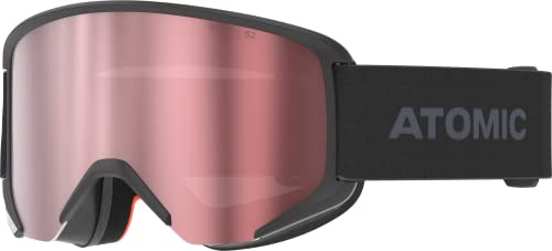 ATOMIC SAVOR Skibrille - Black - Komfortabler Live Fit Rahmen - Klare Sicht durch Flash Scheibentechnologie - Over The Glasses-kompatibel für Brillenträger