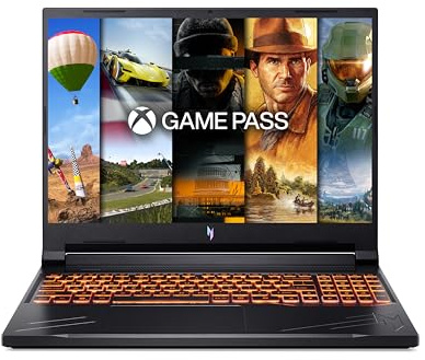 Acer Nitro V16 (ANV16-41-R961) Gaming Laptop | 16 Inch WUXGA 165Hz Display | AMD Ryzen 7 8845HS | 16 GB RAM | 1 TB SSD | NVIDIA GeForce RTX 4060 | Windows 11 | QWERTZ Keyboard | Black