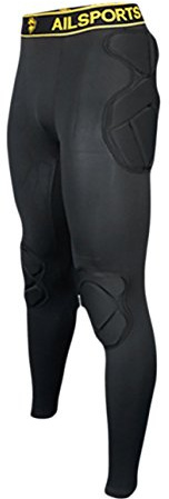 Lalander Protektorenshirt Protektoren Shirt Gepolstert Sportanzug/Schutz Bekleidung für Fußball Basketball Paintball Kampfsport Rugby