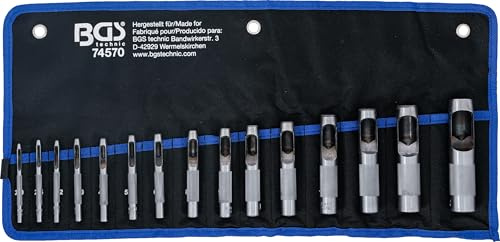 BGS 74570 | Locheisen-Satz | 2-22 mm | 15-tlg.