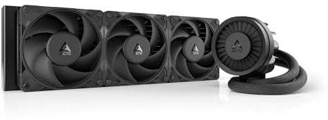 ARCTIC Liquid Freezer III Pro 360 - Wasserkühlung PC, AIO CPU Wasserkühler, 3x120 mm, 38 mm Radiator, PWM-Pumpe, VRM-Lüfter, AMD AM5/AM4, Intel LGA1851/1700 Contact Frame - Schwarz