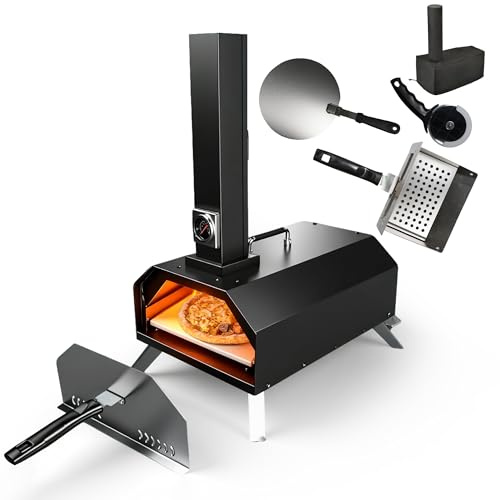 Karienvir Outdoor Pizzaofen | mit Pizzaschieber und Pizzaschneider