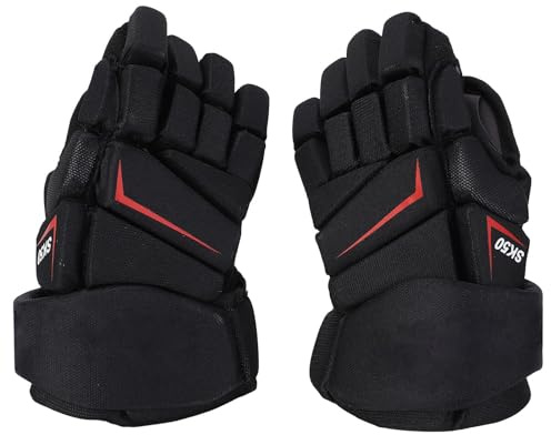VGEBY Eishockey-Handschuhe, 1 Paar Eishockey-Handschuhe, Hohe Atmungsaktivität, Hockey-Fingerschutzhandschuhe, Gut Sitzende Hockey-Handschuhe aus Nylongewebe,