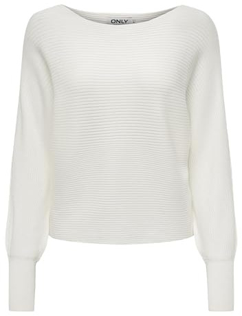 ONLY Damen Strickpullover | Normal geschnitten fit, Langarm, Basic, Bei max. 30 grad im schongang waschen