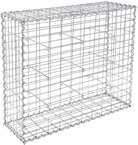 2er Set Gabionen Steingabionen Garten Gabione Drahtkorb Steinkorb Drahtstärke:4 Inkl Distanzhalter (100x80x30 cm)