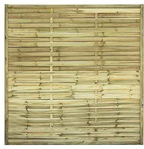 Avanti Trendstore - Sichtschutzwand/Flechtzaun aus Kiefernholz massiv, sehr robust und widerstandsfähig. Maße: 180x180 cm.
