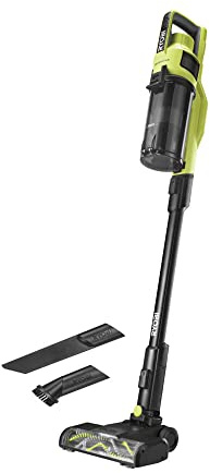RYOBI 18 V ONE+ Brushless Akku-Staubsauger RSV18BL-0 (Luftstrom 900 l/min, Behältervolumen 800 ml, ohne Akku und Ladegerät), Grün & Anthrazit