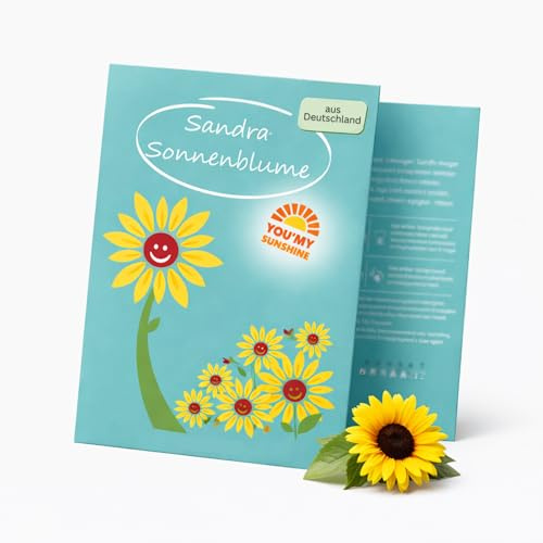 HAVENHAUS Sonnenblumen Samen aus Deutschland | Speziell für Kinder in schönem Design | kinderfreundliche Anleitung auf Rückseite | Sonnenblumensamen | Sonnenblumen Samen groß XXL