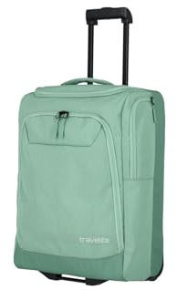 Travelite Reisetasche mit Rollen Kick Off Größe S, 55x40x20 cm, 44 Liter | Handgepäck Trolley für Condor, Ryanair, SWISS & Lufthansa, Sporttasche mit Teleskopgestänge, Schuhfach, leicht