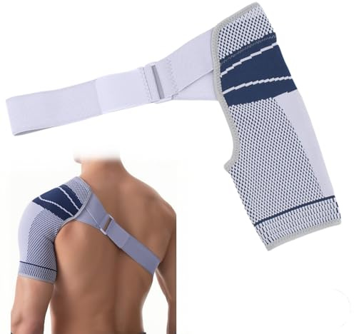 Pluvyze Schulterbandage FüR Frauen,Schulterbandage Herren,SchulterstüTze,Schulter Bandage, Passend für linke oder rechte Schulter