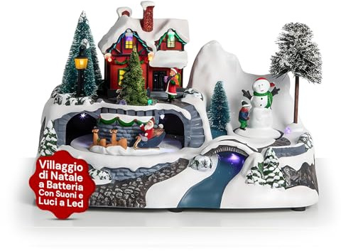 Avilia Weihnachtsdorf mit Musik und Lichter: Magische Atmosphäre für Ihre Weihnachtsfeiern! Funkelnde Lichter, bezaubernde Melodien und einzigartige Weihnachtsatmosphäre, Nd