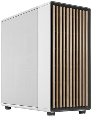 Fractal Design North XL Chalk White Mesh- DREI 140-mm-Aspect-PWM-Lüfter enthalten – USB Typ-C – E-ATX Airflow Full-Tower PC-Gaming-Gehäuse