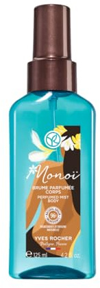 Yves Rocher Monoï - Duftspray für Körper - Tahiti-Blüte Bodymist - 125 ml | Naturkosmetik - Pflegeduft für Körper - Body Mist Monoi von Tahiti - 98% Natürliche Inhaltsstoffe - Erfrischender Sommerduft