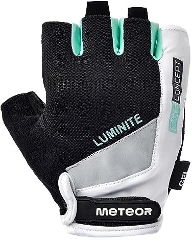 meteor radhandschuhe MTB Handschuhe Herren Gel GX31 Green Mountainbike fahrradhandschuhe - Radsporthandschuhe Damen - Downhill Wandern Fahrrad Handschuhe Kinder