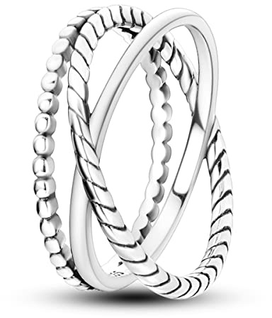 NARMO S925 Silberne Ringe für Frauen Kubik Zirkonia Ring Größe 52mm-60mm