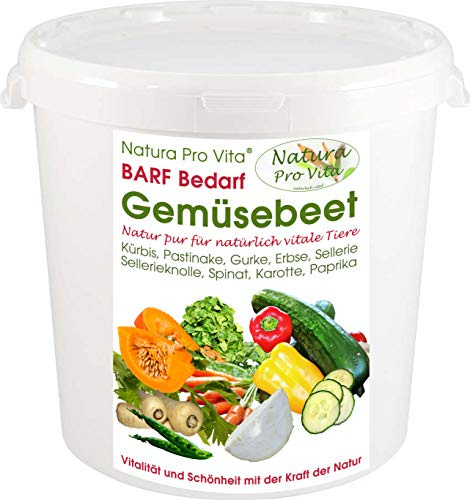 Barf Gemüse Hunde Gemüsemix Barfen Hund glutenfrei getreidefrei ohne Chemie nährstoffreiche Gemüsemischung Deutscher Anbau Natura ProVita 500g