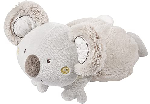 Fehn Wärmetier Koala Kuscheltier - Wohltuendes Baby Traubenkernkissen in niedlicher Koala Stofftier Optik - Wärmekissen Wärmekuscheltier zur Entspannung für Babys und Kleinkinder ab 0+ Monaten
