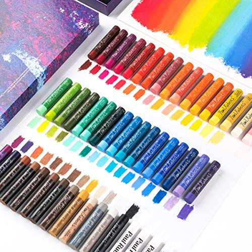 Paul Rubens Ölpastellkreide Set, 48 Farben Weiche Pastellfarben Ungiftig für Künstler, Studenten und Kinder, Ideal zum Skizzieren, Dekorieren, Malen