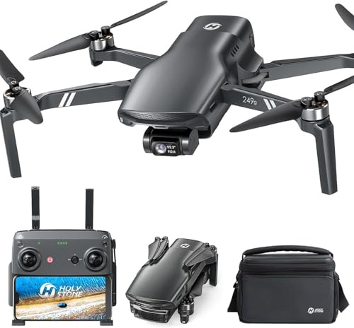 Holy Stone HS900 GPS Drohne mit 4K Kamera & 3-Achsen-Gimbal | 48 MP Fotos, 6 km Übertragung, 30 Min. Flugzeit, Visuelles Folgen, QuickShots, C0 unter 249 g