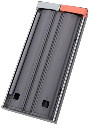 Blum AMBIA-LINE Folienschneider | 2-in-1 Cutter für Frischhalte- & Alufolie bis Ø 46 mm | faltenfreies Abrollen & sauberes Schneiden | Küchenhelfer mit modernem, platzsparendem Design | Oriongrau